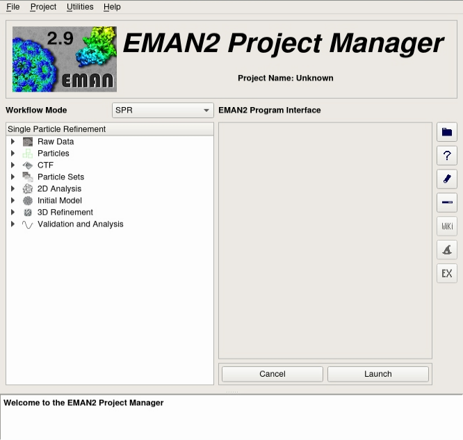 project manager GUI