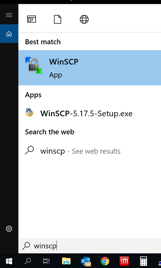 WinSCP Search